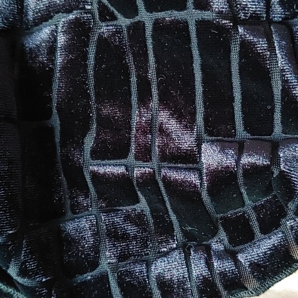 NWT Halston Velvet Velour Sleeveless Dress Size 14 - Picture 3 of 6